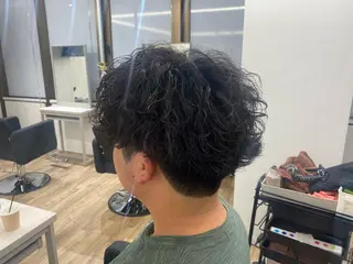 ショート パーマ ヘアアレンジ メンズ 【パーマの達人】 🔥横浜メンズ/允のヘアスタイル