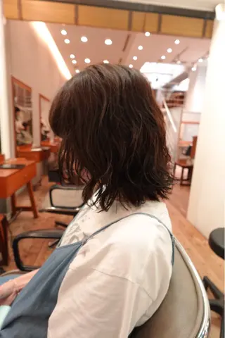 ミディアム 🍁ボブパーマ.レイ ヤーボブ🍁陸来のヘアスタイル