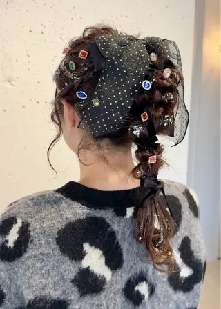 ヘアアレンジ 大人のボブパーマ ˗ˋˏairiˎˊ˗のヘアスタイル