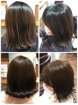 ミディアム カラー LiBra Mikiのヘアスタイル