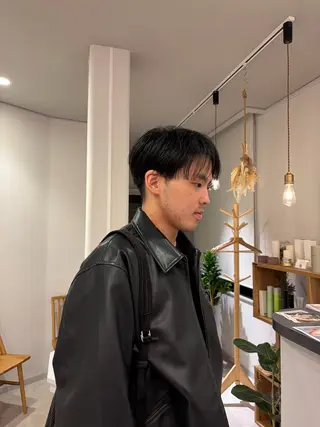 メンズ yu riのヘアスタイル