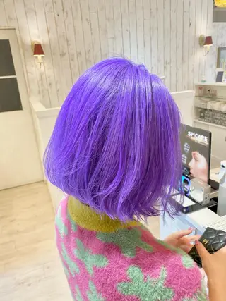 ショート カラー 美髪クリエイター マリアのヘアスタイル