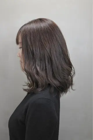 ミディアム カラー 【透明感、艶髪】西村 有司のヘアスタイル