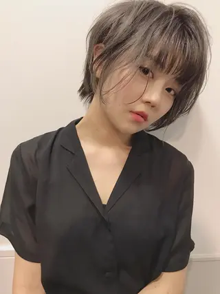 ショート カラー 上條 航平のヘアスタイル
