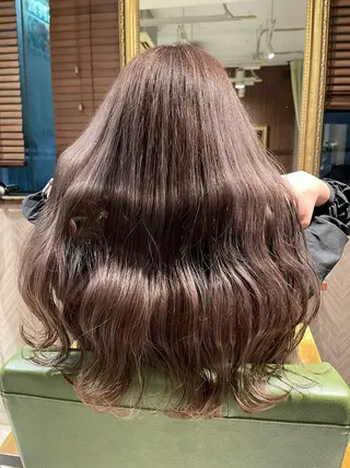 ロング カラー ヘアアレンジ 髪質改善×縮毛矯正 saLyu川島のヘアスタイル