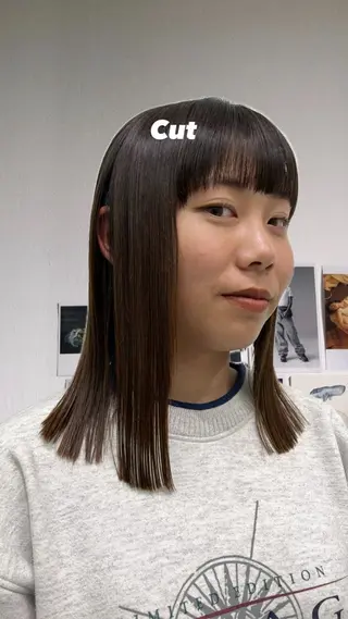 ミディアム JUURI- Shionのヘアスタイル