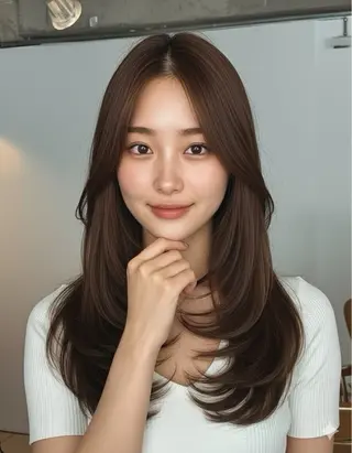 ロング 中島 春輝のヘアスタイル