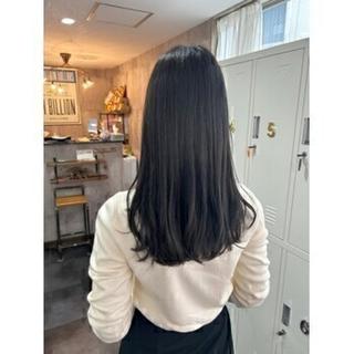 ロング 新田 修司のヘアスタイル