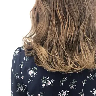 ミディアム Glad 中嶋 政文のヘアスタイル