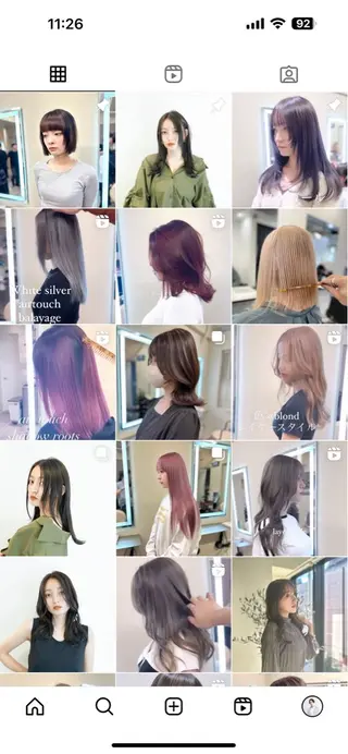 ロング カラー レイヤーカット 赤み消し　店長/大和のヘアスタイル