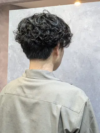 パーマ メンズ 佐藤 璃咲のヘアスタイル