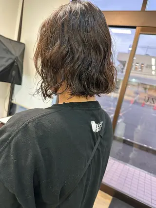 ショート パーマ ブリーチカラー🫧 森　凪沙のヘアスタイル