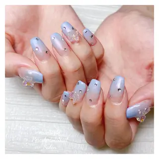 ミディアム ネイル 🐾enen style 🐾のネイルデザイン