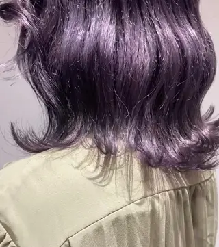 ミディアム カラー ヘアアレンジ 新宿⌇韓国風ヘア ⌇透明感カラーのヘアスタイル
