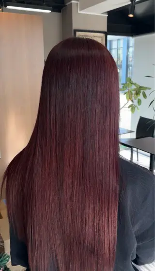 ロング カラー arika もえのヘアスタイル