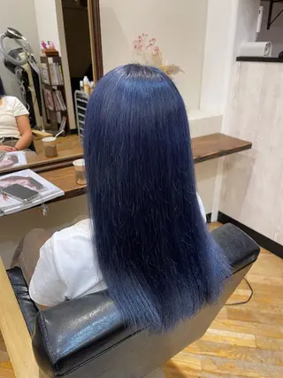 ロング カラー 佐藤 海璃のヘアスタイル