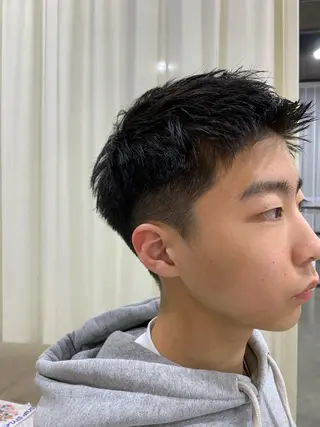ショート メンズ 笠原 敦司のヘアスタイル