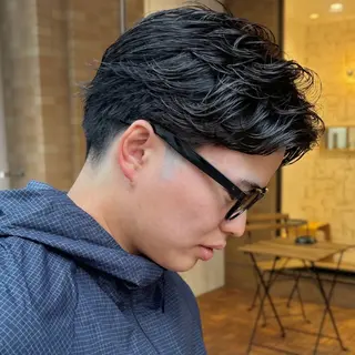 パーマ メンズ 【メンズショート 特化】村斎　伶次のヘアスタイル