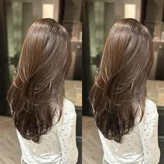 セミロング 🎀艶髪の達人🎀 レイヤー🎀飯田のヘアスタイル