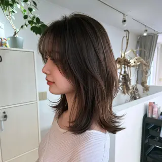 ミディアム 原田 祥彰のヘアスタイル
