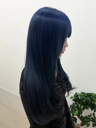 ロング カラー 加本 翼のヘアスタイル