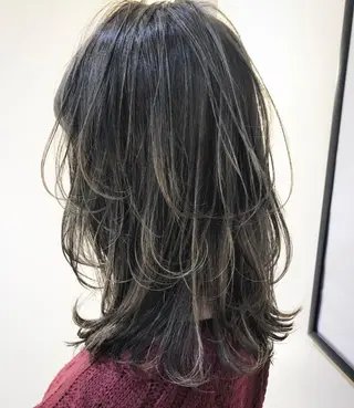 ミディアム カラー ヘアアレンジ 髪質改善サロン ARCHE野瀬冬馬のヘアスタイル