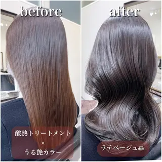 ロング カラー 酸熱トリートメント/ 髪質改善🌟玉井香奈のヘアスタイル