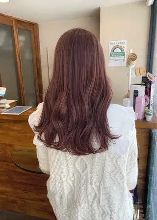 ロング カラー 矢野 晃平のヘアスタイル