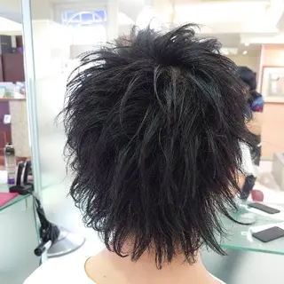 ミディアム ヘアアレンジ メンズ 🐺デザインウルフ / 一ノ瀬 凌🐺のヘアスタイル
