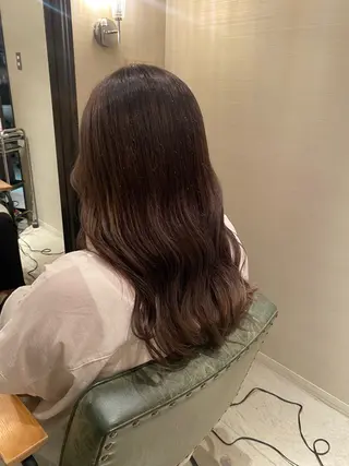 ロング 【髪質改善】カラー 韓国ヘア🎀RISAのヘアスタイル