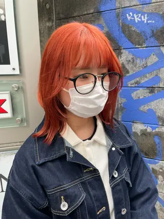 ミディアム カラー 🌈レイヤーカット/ /吉田悟志🌈のヘアスタイル