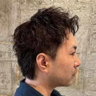 パーマ メンズ ⚡️束感セット⚡️ 🌊あおい🌊のヘアスタイル