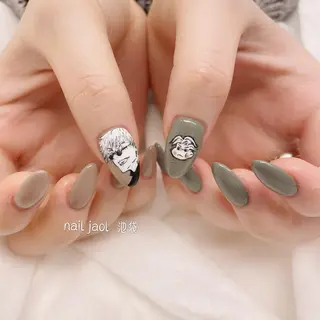 ロング ネイルJaol 池袋のネイルデザイン