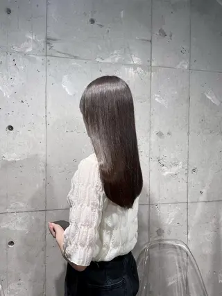 ロング 髪質改善×艶髪カラー 🫧銀座のヘアスタイル