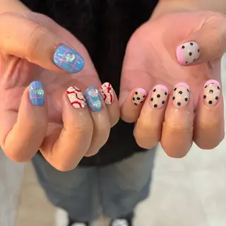 ネイル 栗田 ゆう子のネイルデザイン