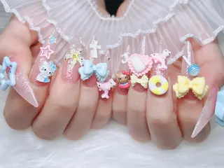 ネイル Sora  Nail 長さ出し専門店のネイルデザイン