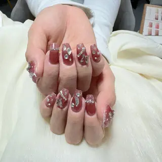 ネイル 🎀nana🫧 ワンホンネイル🎀のネイルデザイン