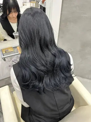 セミロング カラー さあや 【透け感/艶感】のヘアスタイル