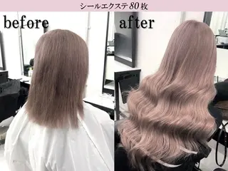 ロング 髪質改善/エクステ/ レイヤーカットLayのヘアスタイル