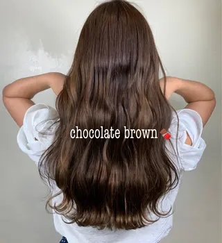ロング カラー 'comma rinkaのヘアスタイル