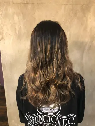 ロング カラー ∮フェードスタイル∮ 加藤嘉陛のヘアスタイル