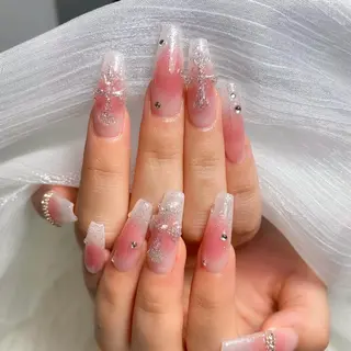 ロング カラー Bling Salonのネイルデザイン