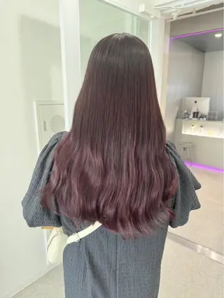 ロング miku/ラベンダー 透明感カラー🪻❤︎のヘアスタイル