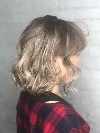 ミディアム カラー welring hair salonのヘアスタイル