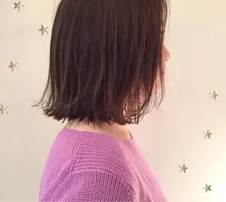 ミディアム 市川 千夏のヘアスタイル