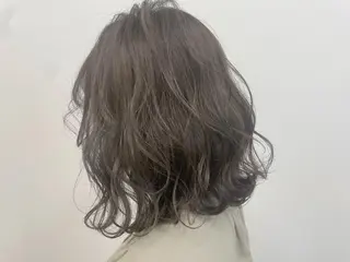 ミディアム カラー ba-boo 広島のヘアスタイル