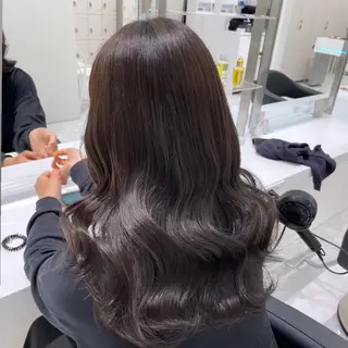 カラー 🤍ブリーチなし ブラウンhimi🤍のヘアスタイル