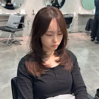 セミロング 韓国特化🇰🇷千葉 /レイヤーカット竜生のヘアスタイル