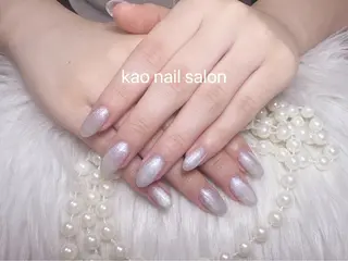 ネイル kao nail マグネット/長さだしのネイルデザイン