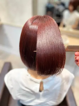 ショート カラー カラー✨縮毛矯正✨ ハギワラケンタのヘアスタイル